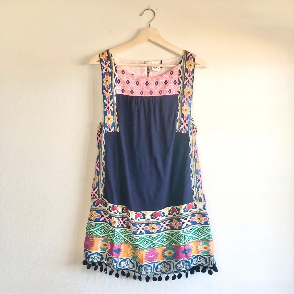 🆕 Anthropologie Multicolor Embroidered Tunic - Picture 4 of 15